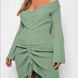 Mint Green Boohoo Dress